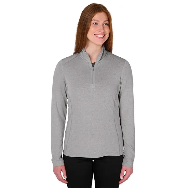Our Women's Vista Tri-Blend Quarter Zip is made for durability, comfort,... from ASI 44620 Charles River Apparel