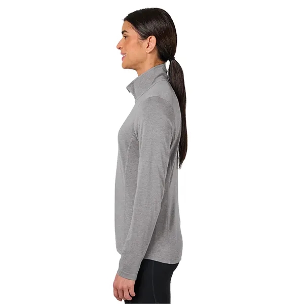 Our Women's Vista Tri-Blend Quarter Zip is made for durability, comfort,... from ASI 44620 Charles River Apparel