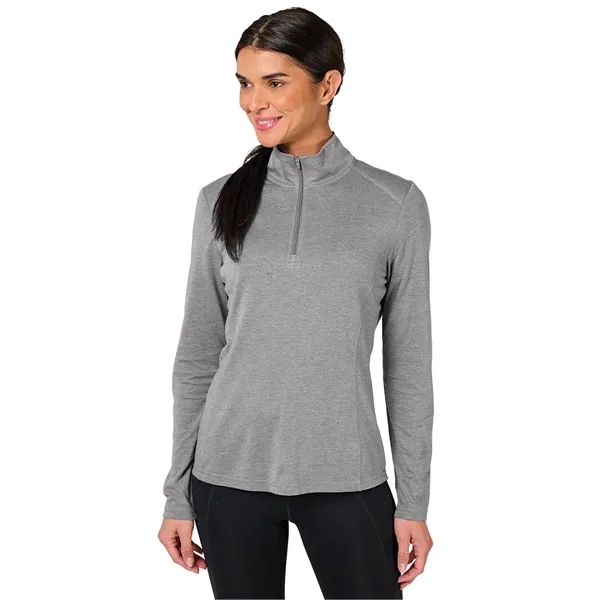 Our Women's Vista Tri-Blend Quarter Zip is made for durability, comfort,... from ASI 44620 Charles River Apparel