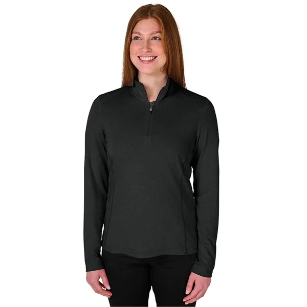 Our Women's Vista Tri-Blend Quarter Zip is made for durability, comfort,... from ASI 44620 Charles River Apparel