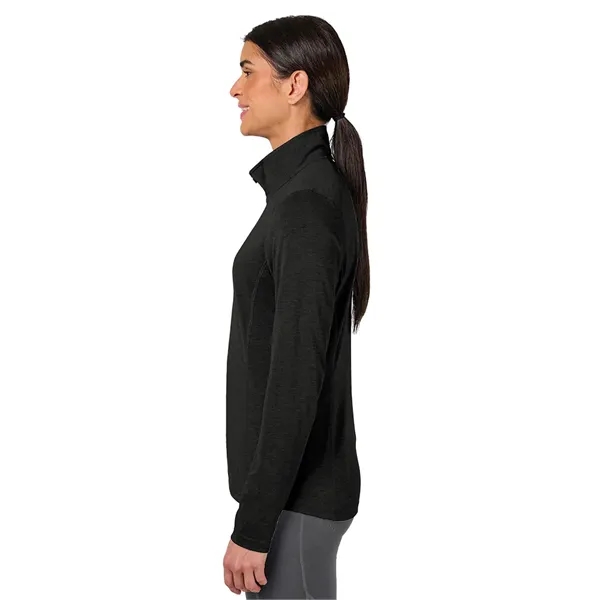 Our Women's Vista Tri-Blend Quarter Zip is made for durability, comfort,... from ASI 44620 Charles River Apparel