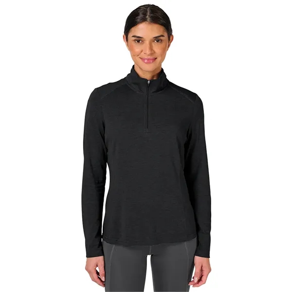 Our Women's Vista Tri-Blend Quarter Zip is made for durability, comfort,... from ASI 44620 Charles River Apparel