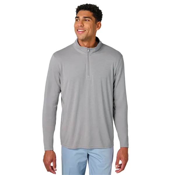 Our Men's Vista Tri-Blend Quarter Zip is made for durablility, comfort,... from ASI 44620 Charles River Apparel