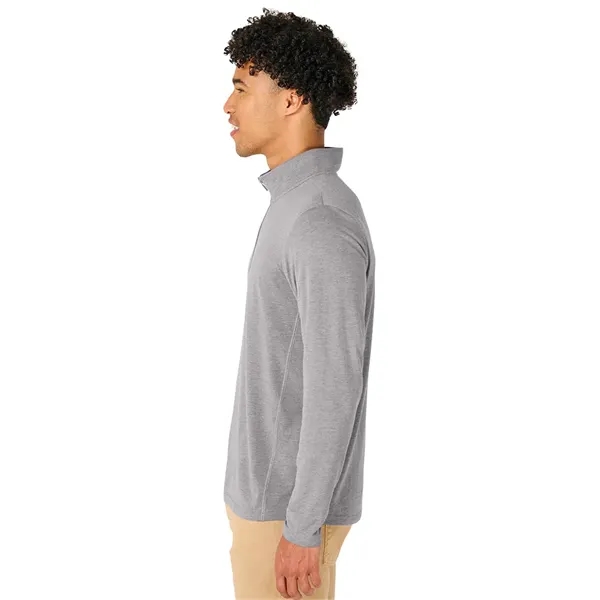 Our Men's Vista Tri-Blend Quarter Zip is made for durablility, comfort,... from ASI 44620 Charles River Apparel