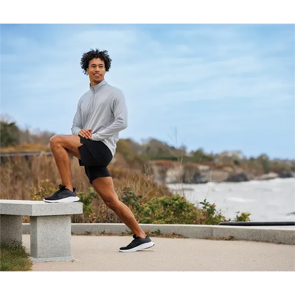 Our Men's Vista Tri-Blend Quarter Zip is made for durablility, comfort,... from ASI 44620 Charles River Apparel