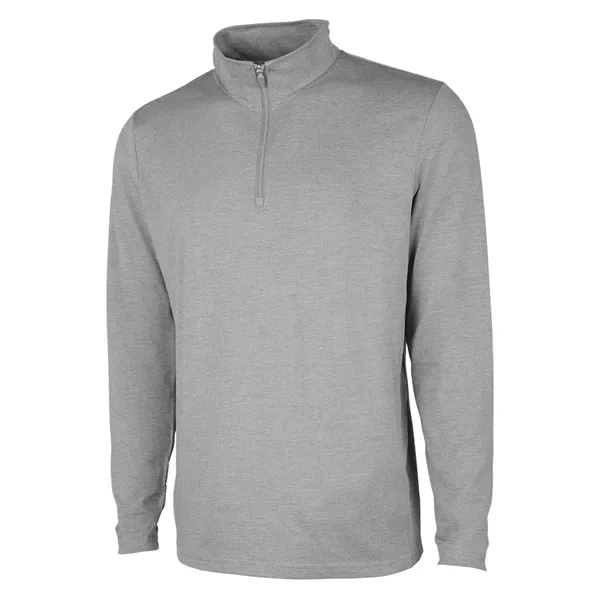 Our Men's Vista Tri-Blend Quarter Zip is made for durablility, comfort,... from ASI 44620 Charles River Apparel