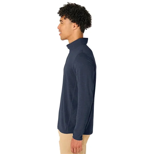 Our Men's Vista Tri-Blend Quarter Zip is made for durablility, comfort,... from ASI 44620 Charles River Apparel