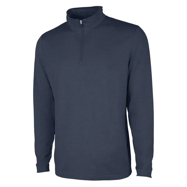 Our Men's Vista Tri-Blend Quarter Zip is made for durablility, comfort,... from ASI 44620 Charles River Apparel