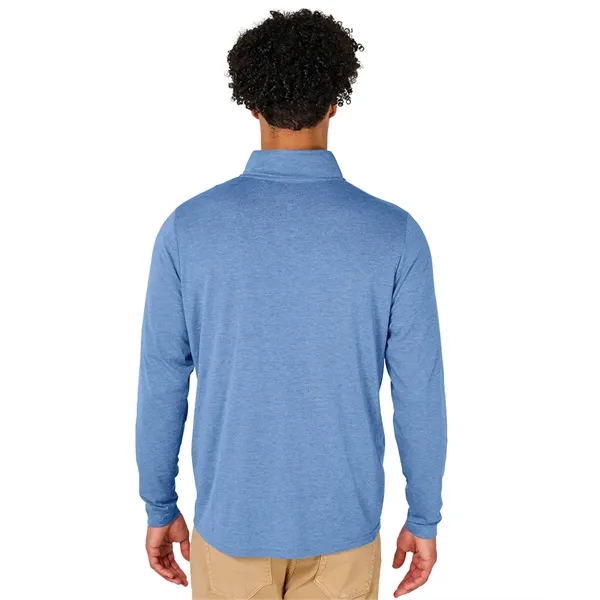 Our Men's Vista Tri-Blend Quarter Zip is made for durablility, comfort,... from ASI 44620 Charles River Apparel