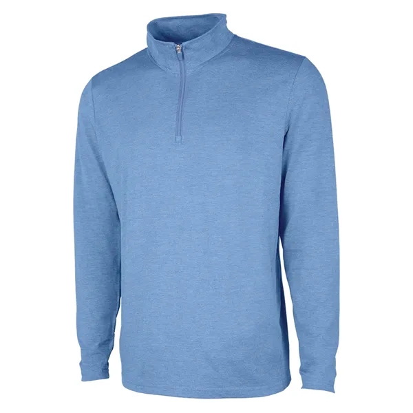 Our Men's Vista Tri-Blend Quarter Zip is made for durablility, comfort,... from ASI 44620 Charles River Apparel