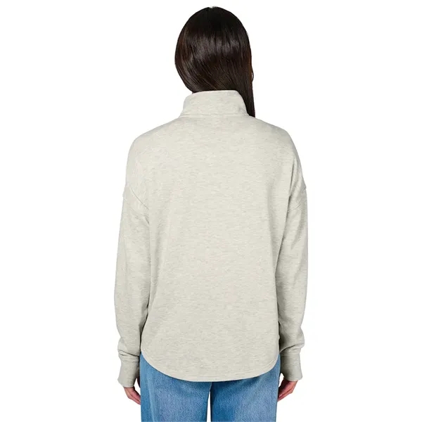 Our Women's Willow Half Zip Sweatshirt is a warm midweight athleisure... from ASI 44620 Charles River Apparel