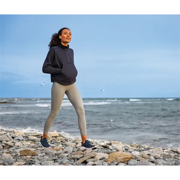 Our Women's Willow Half Zip Sweatshirt is a warm midweight athleisure... from ASI 44620 Charles River Apparel