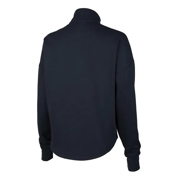 Our Women's Willow Half Zip Sweatshirt is a warm midweight athleisure... from ASI 44620 Charles River Apparel