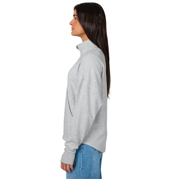 Our Women's Willow Half Zip Sweatshirt is a warm midweight athleisure... from ASI 44620 Charles River Apparel