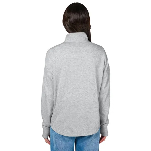 Our Women's Willow Half Zip Sweatshirt is a warm midweight athleisure... from ASI 44620 Charles River Apparel