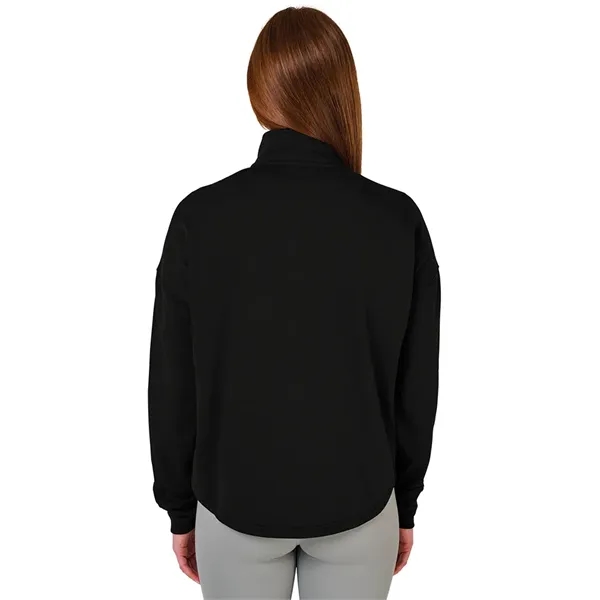 Our Women's Willow Half Zip Sweatshirt is a warm midweight athleisure... from ASI 44620 Charles River Apparel