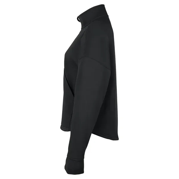 Our Women's Willow Half Zip Sweatshirt is a warm midweight athleisure... from ASI 44620 Charles River Apparel