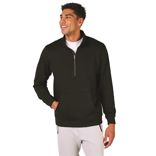 Our Men's Willow Half Zip Sweatshirt is a warm midweight athleisure... from ASI 44620 Charles River Apparel