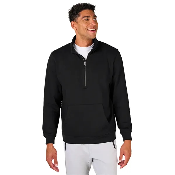 Our Men's Willow Half Zip Sweatshirt is a warm midweight athleisure... from ASI 44620 Charles River Apparel