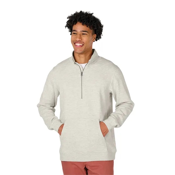 Our Men's Willow Half Zip Sweatshirt is a warm midweight athleisure... from ASI 44620 Charles River Apparel