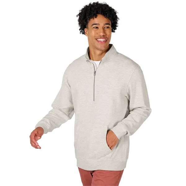 Our Men's Willow Half Zip Sweatshirt is a warm midweight athleisure... from ASI 44620 Charles River Apparel