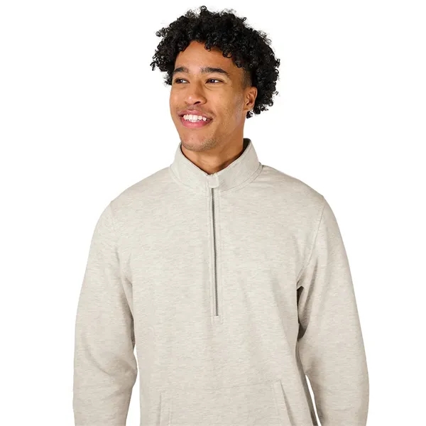 Our Men's Willow Half Zip Sweatshirt is a warm midweight athleisure... from ASI 44620 Charles River Apparel