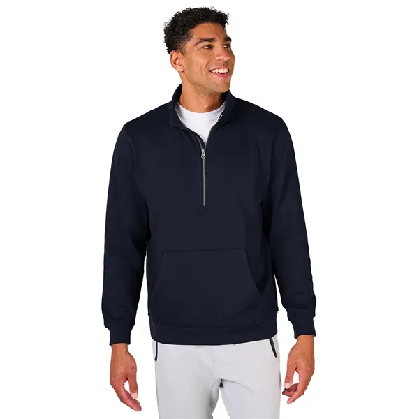 Our Men's Willow Half Zip Sweatshirt is a warm midweight athleisure... from ASI 44620 Charles River Apparel