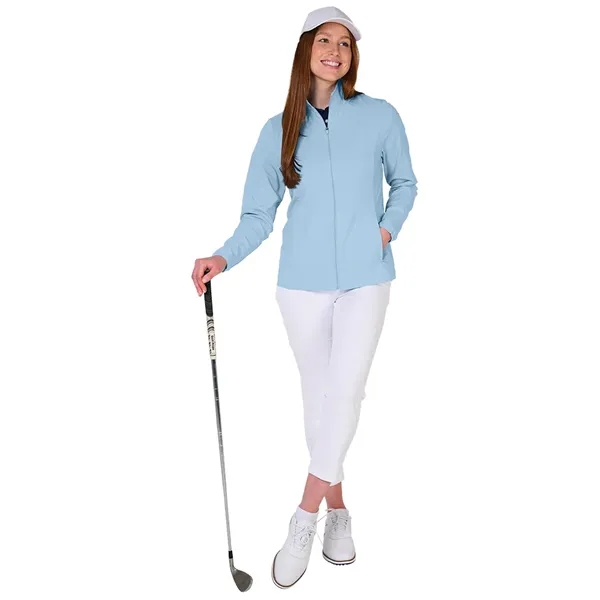 Our Women's Lexington Stretch Full Zip Jacket is lightweight, sustainable, and... from ASI 44620 Charles River Apparel
