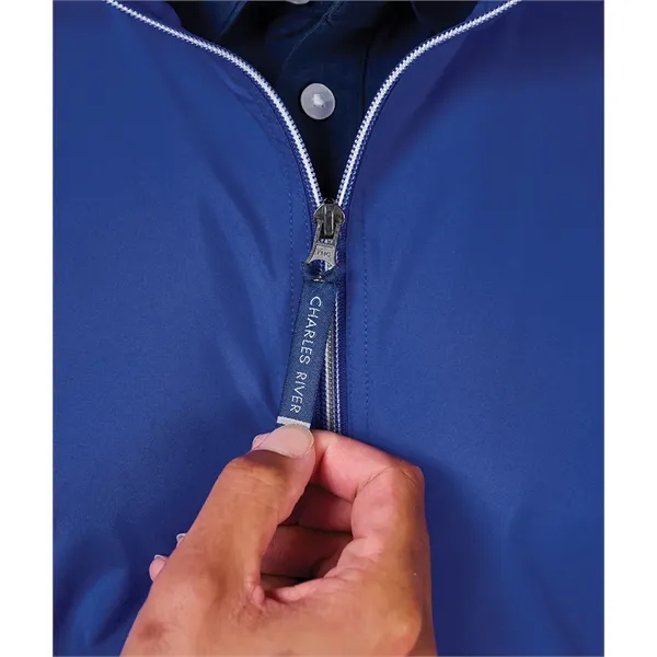 Part of a bestselling collection, the Riverbank Pack-N-Go® pullover is a... from ASI 44620 Charles River Apparel