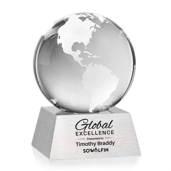 Globe on a beautiful Aluminum base... from ASI 84592 St Regis Group / St Regis