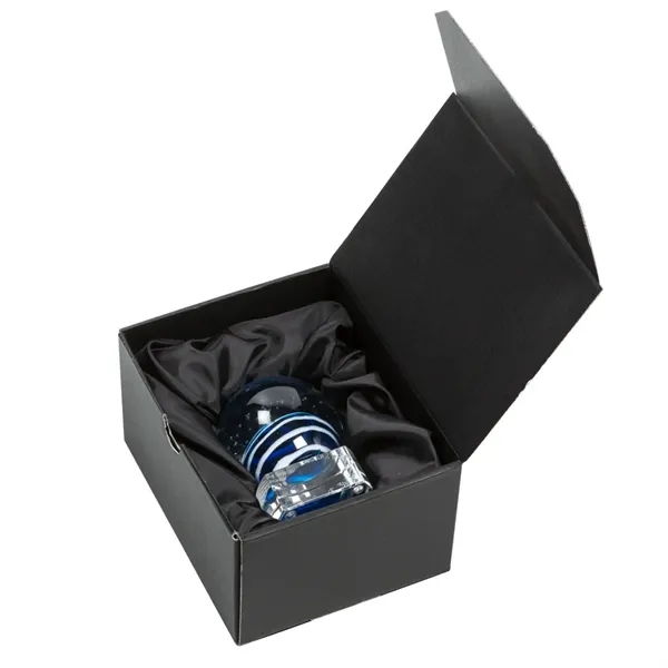 Hand blown art glass award on a piano finished rosewood Albion... from ASI 84592 St Regis Group / St Regis