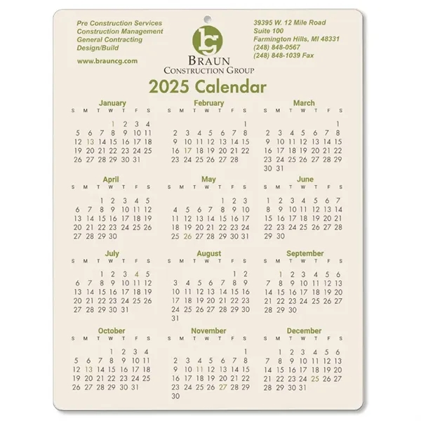 Boost your next promotion with the Wall Calendar!... from ASI 42393 Budgetcard Inc