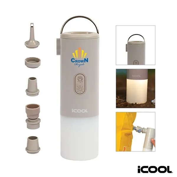 iCOOL® Thornton Air Pump / Camping Light... from ASI 67866 Logomark/Valumark