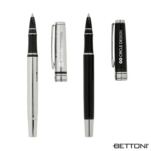 Bettoni® Avellino Recycled Brass Cap-Off Rollerball Pen... from ASI 67866 Logomark/Valumark