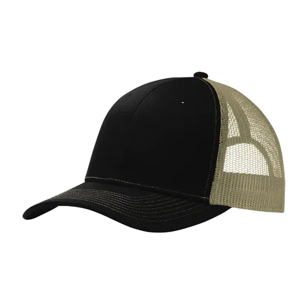 Stylish Port Authority® Snapback Trucker Cap with breathable mesh, snapback closure,... from ASI 72657 Active Life Promo / Active Life