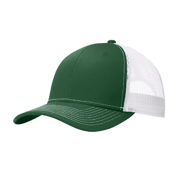 Stylish Port Authority® Snapback Trucker Cap with breathable mesh, snapback closure,... from ASI 72657 Active Life Promo / Active Life