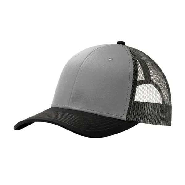 Stylish Port Authority® Snapback Trucker Cap with breathable mesh, snapback closure,... from ASI 72657 Active Life Promo / Active Life