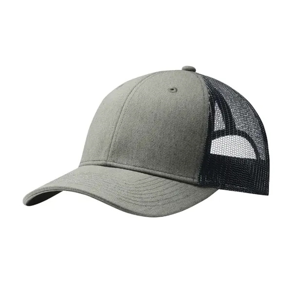Stylish Port Authority® Snapback Trucker Cap with breathable mesh, snapback closure,... from ASI 72657 Active Life Promo / Active Life