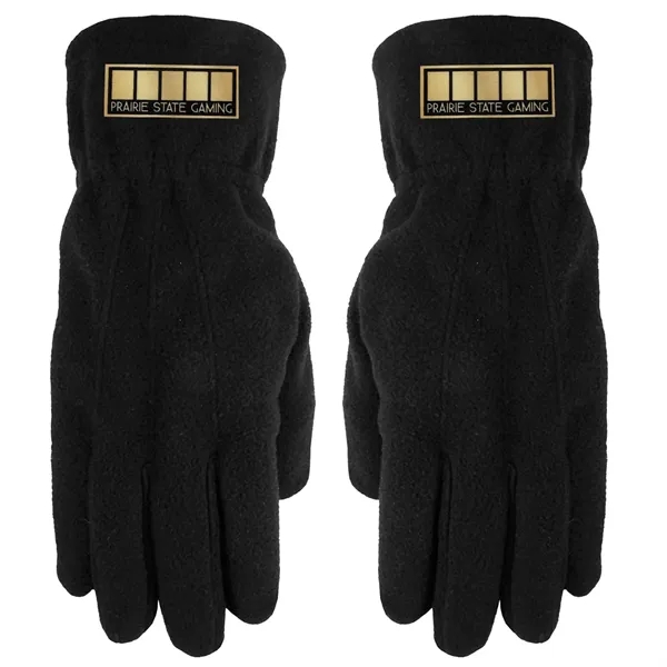100% polyester fleece text gloves with an elastic band at the... from ASI 90160 Suntex Industries