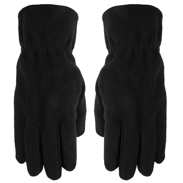 100% polyester fleece text gloves with an elastic band at the... from ASI 90160 Suntex Industries