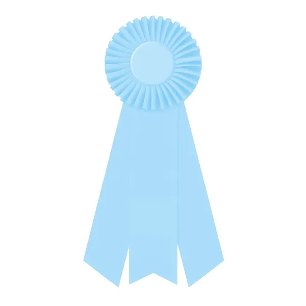 Rosette 4" with 3 streamers 2" middle dovetail and 1 5/8"... from ASI 93520 Ventura Inc