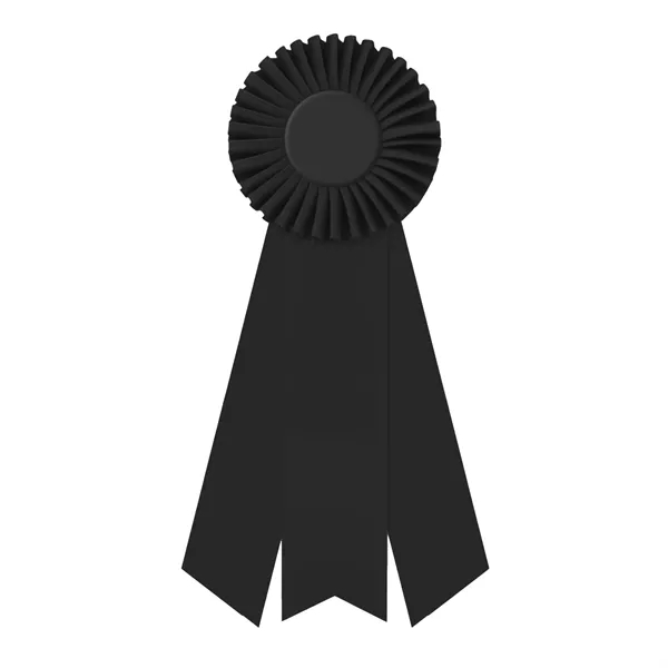 Rosette 4" with 3 streamers 2" middle dovetail and 1 5/8"... from ASI 93520 Ventura Inc