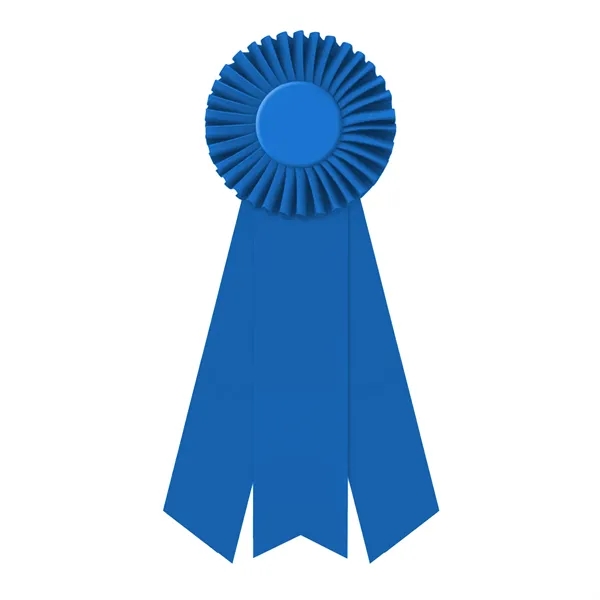 Rosette 4" with 3 streamers 2" middle dovetail and 1 5/8"... from ASI 93520 Ventura Inc