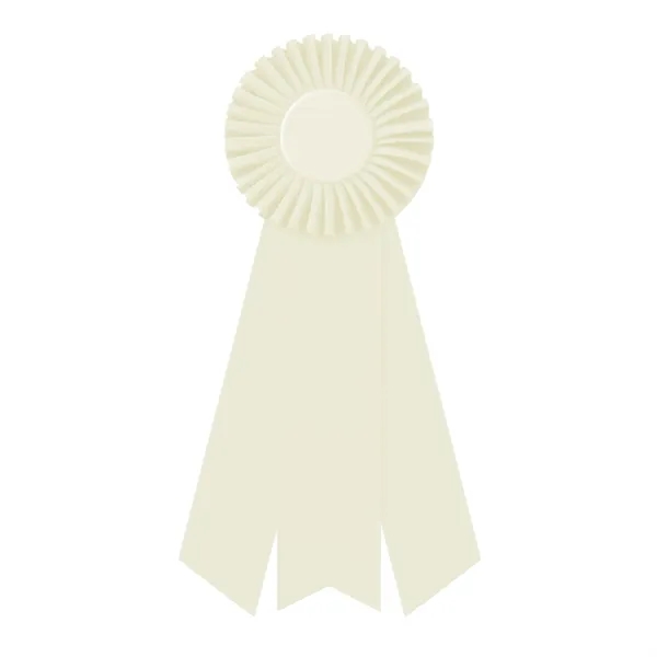 Rosette 4" with 3 streamers 2" middle dovetail and 1 5/8"... from ASI 93520 Ventura Inc