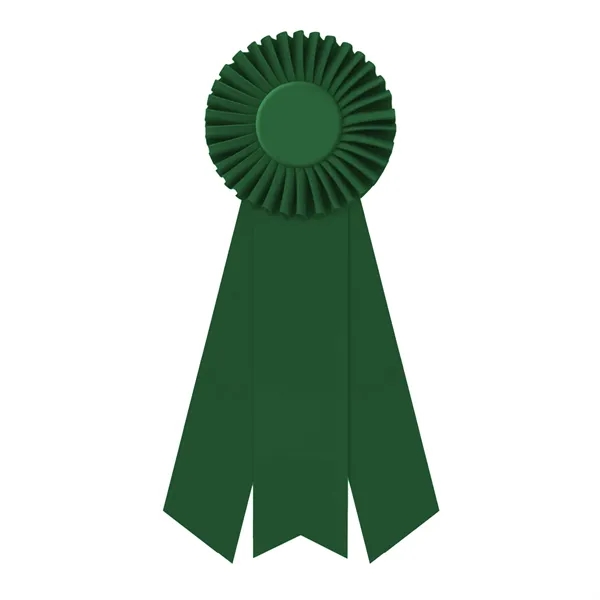 Rosette 4" with 3 streamers 2" middle dovetail and 1 5/8"... from ASI 93520 Ventura Inc