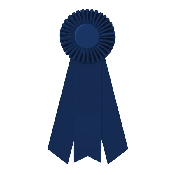 Rosette 4" with 3 streamers 2" middle dovetail and 1 5/8"... from ASI 93520 Ventura Inc