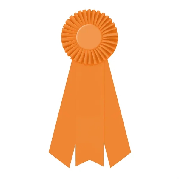 Rosette 4" with 3 streamers 2" middle dovetail and 1 5/8"... from ASI 93520 Ventura Inc