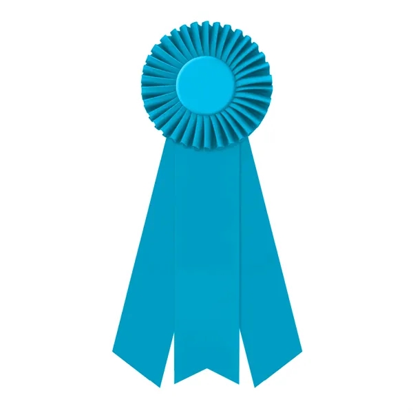 Rosette 4" with 3 streamers 2" middle dovetail and 1 5/8"... from ASI 93520 Ventura Inc