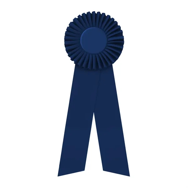 Rosette with two streamers 1 5/8" angled, 11" total length.... from ASI 93520 Ventura Inc