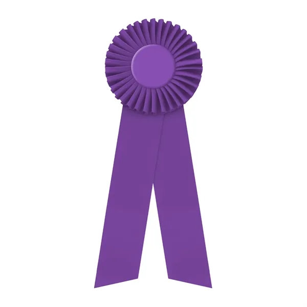 Rosette with two streamers 1 5/8" angled, 11" total length.... from ASI 93520 Ventura Inc